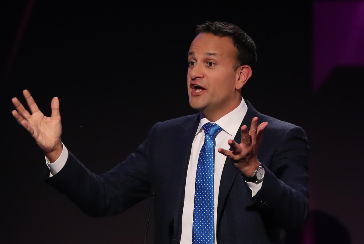 Leo Varadkar urged Boris Johnson to avoid a hardline approach to trade deal negotiations. (Getty)