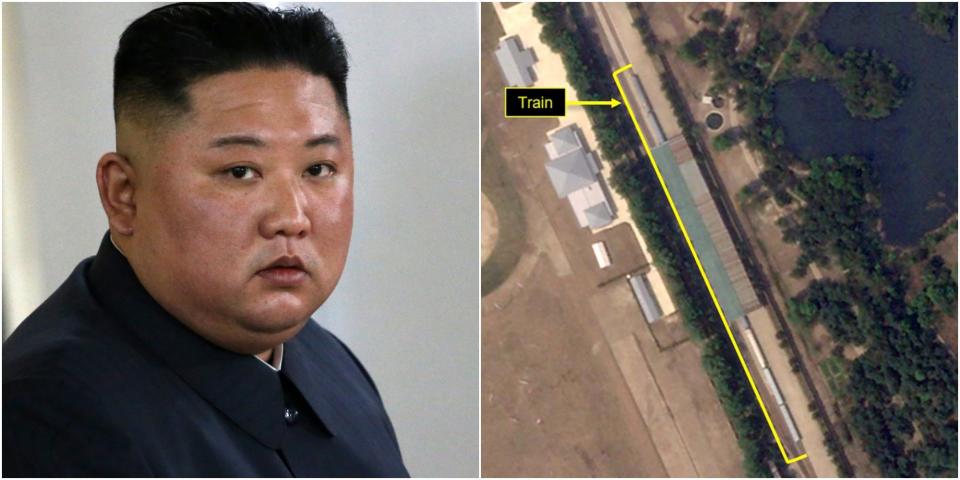 Nordkoreas Diktator Kim Jong-un reist zum wiederholten mal per Zug nach Russland.  - Copyright: Getty/Reuters
