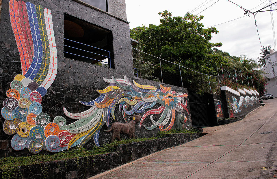 Mural hecho por Diego Rivera en Acapulco | Foto: CLAUDIO VARGAS/AFP via Getty Images