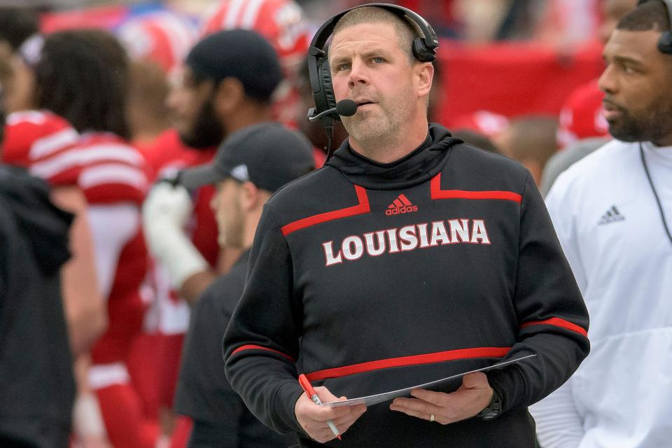 Billy Napier has a 39-12 record as the head coach of the Louisiana Ragin' Cajuns.