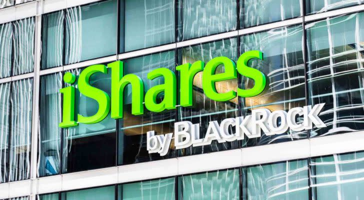 iShares by Blackrock sign