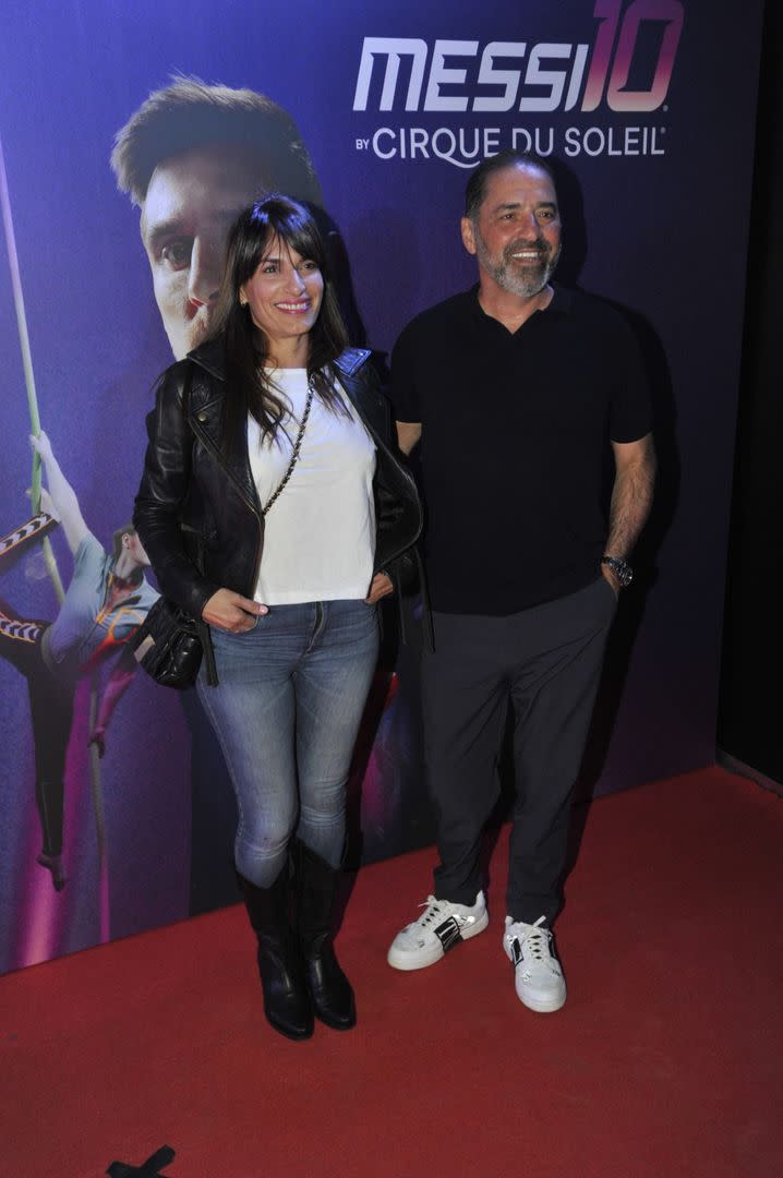 Mariano Iúdica junto a su esposa