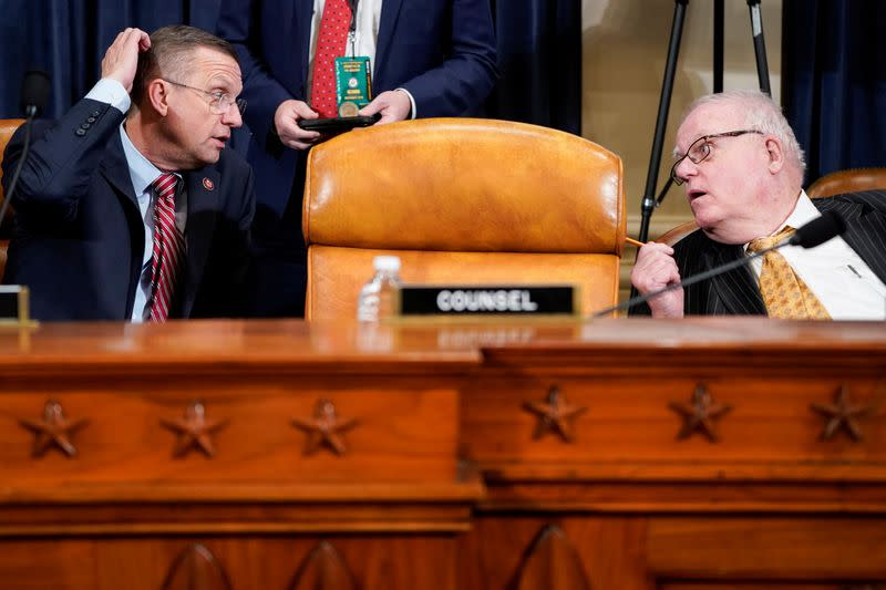 The House Judiciary Committee begins its markup of articles of impeachment against U.S. President Donald Trump in Washington.