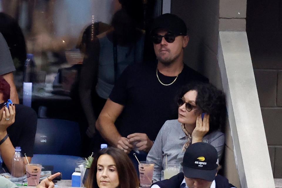 Leonardo DiCaprio in his trusty baseball cap at the US Open this September (Getty Images)