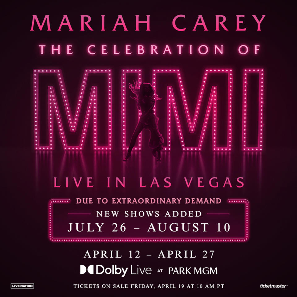 Mariah Carey: The Celebration of Mimi Live in Las Vegas