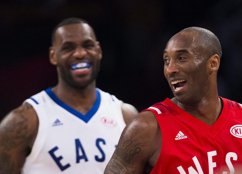 Kobe Bryant is not interested in returning to the NBA to play with LeBron James. (AP)