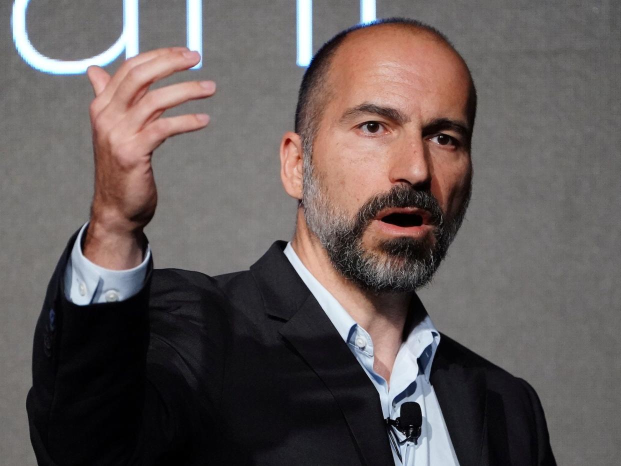 Dara Khosrowshahi Uber Reuters