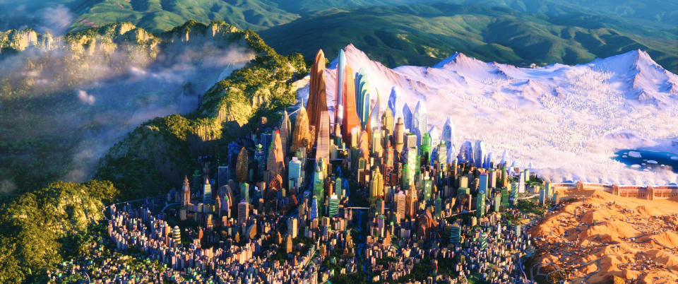 the city of Zootopia