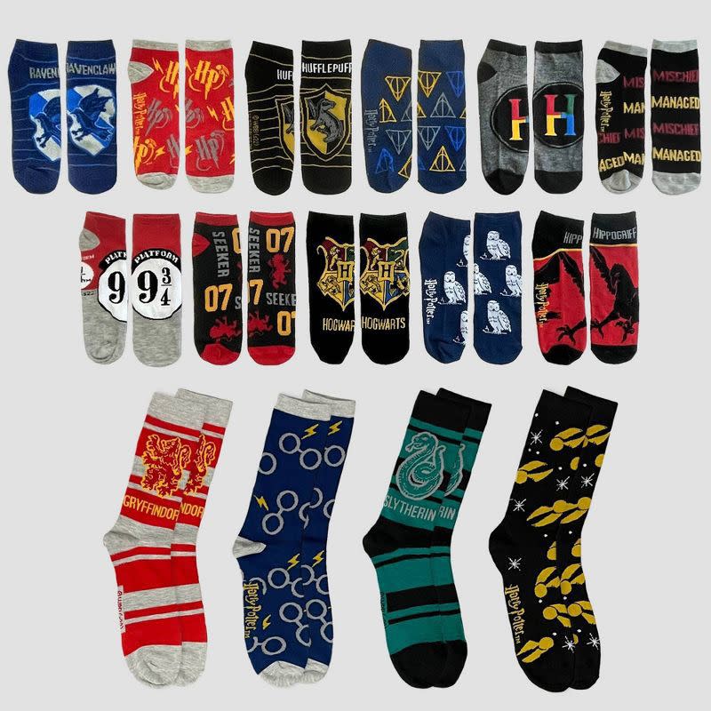 Harry Potter 15 Days of Socks Advent Calendar