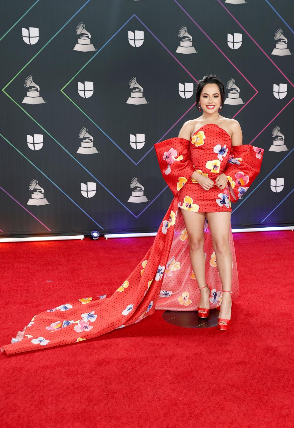 Becky G attends The 22nd Annual Latin GRAMMY Awards at MGM Grand Garden Arena on Nov. 18, 2021, in Las Vegas.