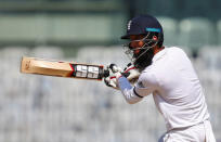 Cricket - India v England - Fifth Test cricket match - M A Chidambaram Stadium, Chennai, India - 16/12/16 - England's Moeen Ali plays a shot. REUTERS/Danish Siddiqui