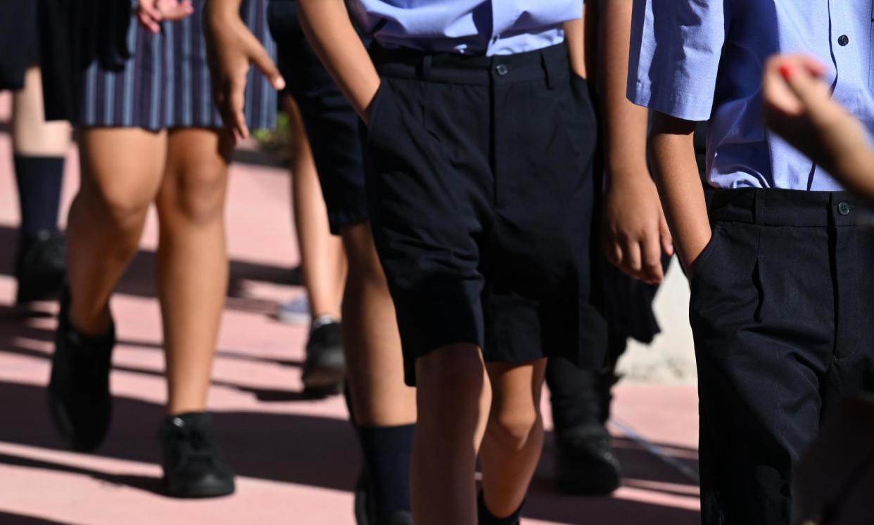 <span>‘To ensure all children receive a quality education … funding shares have to be negotiated, hopefully in good faith rather than in a cynical game of pass the parcel.’</span><span>Photograph: Dean Lewins/AAP</span>