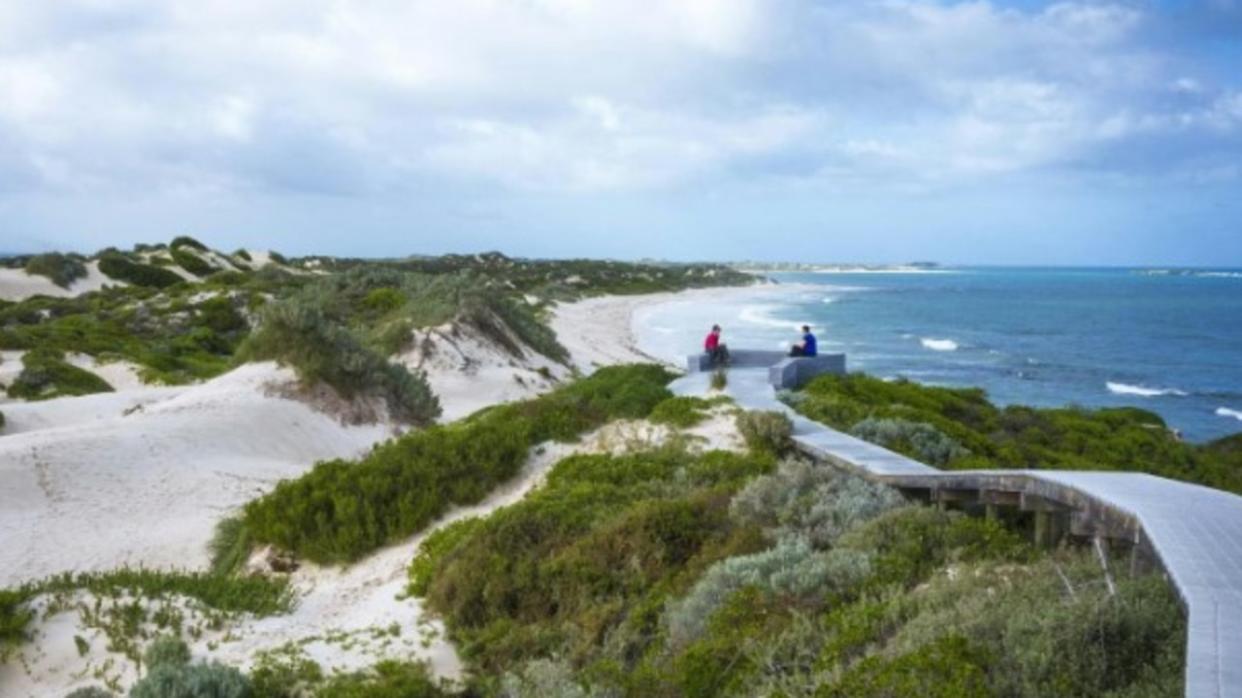 A woman has been attacked by a shark at Jurien Beach in Western Australia. Picture : Supplied