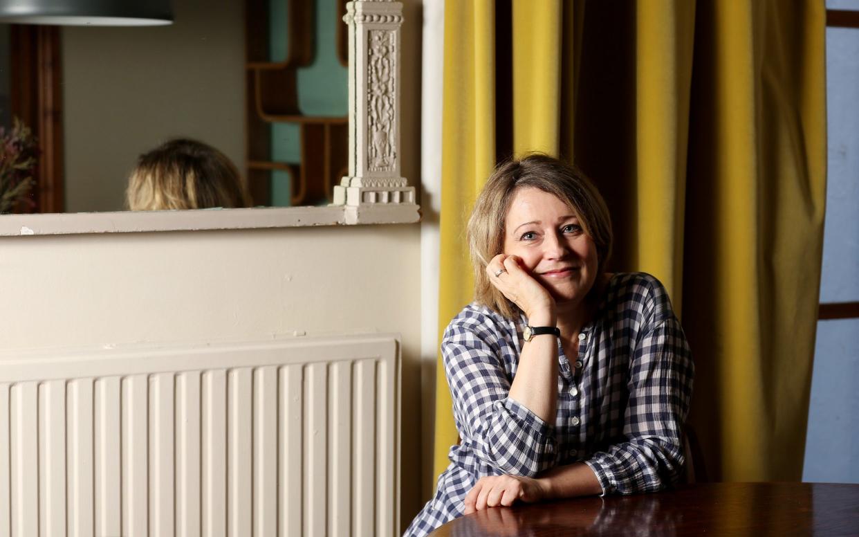 Portrait of British author Melanie McGrath at her home in Stoke Newington, north London - Clara Molden