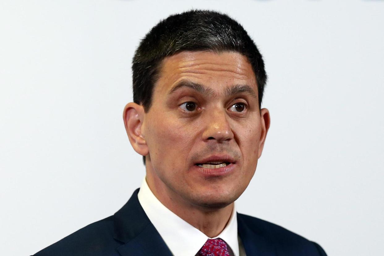 David Miliband has said he is 'deeply concerned' about the future of the Labour party: Getty Images