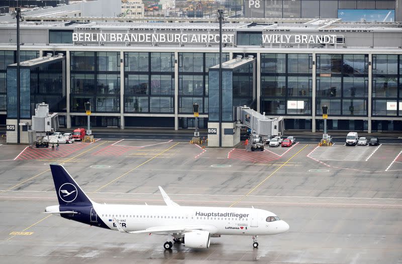 Official opening of the new Berlin-Brandenburg Airport in Schoenefeld