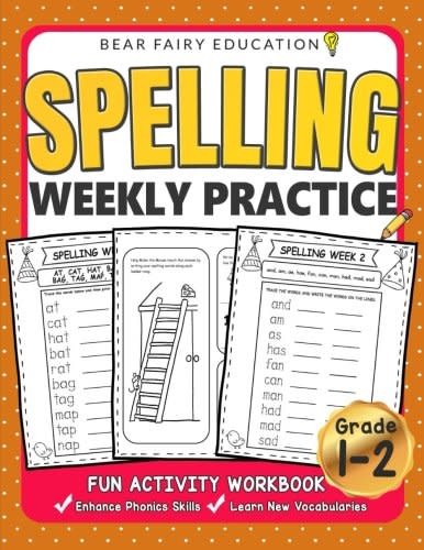 Spelling Weekly Practice. Image via Amazon.