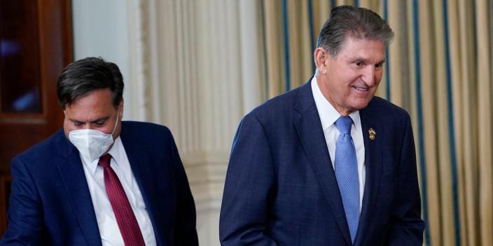 Ron Klain and Joe Manchin