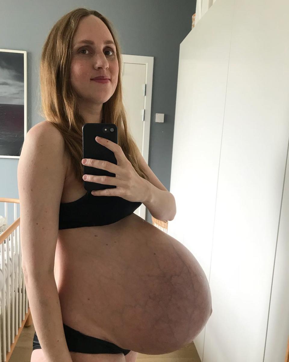 <p>Maria (36 ans), qui vit à Copenhague au Danemark, compte de nombreux followers, qui peuvent profiter de ses messages. Crédit photo : Instagram triplets_of_copenhagen </p>