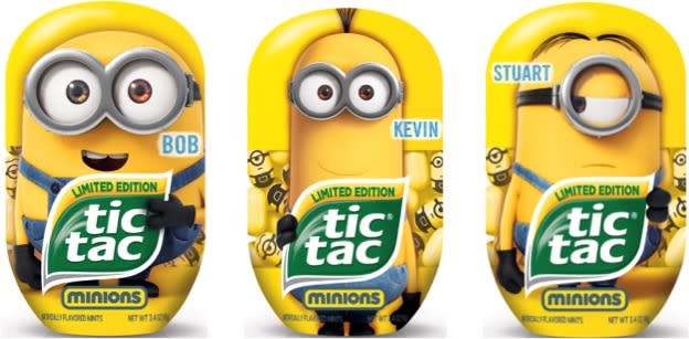 Minions TicTac Packaging