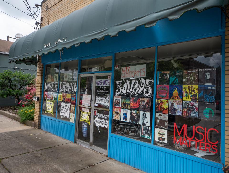 Underground Sounds record store on Barret Avenue in Louisville.