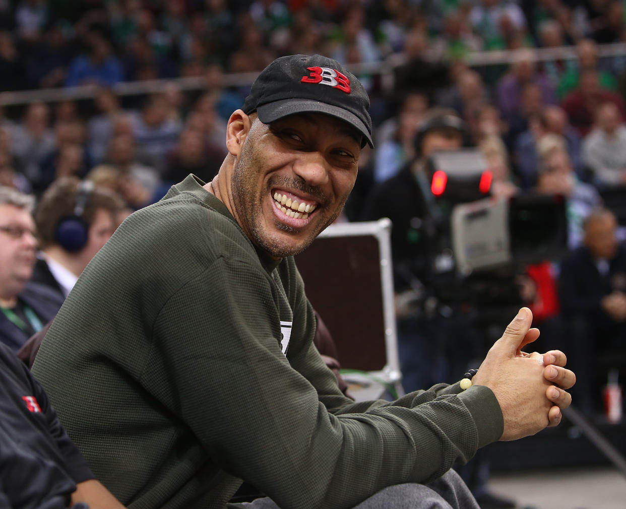 LaVar Ball’s method of recruiting prospects to his new start-up league leaves a lot to be desired. (Getty)