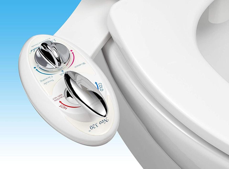 This Luxe Bidet Neo 320 has more than 4,000 reviews. Find it for $40 on <a href="https://amzn.to/2TXIzU5" target="_blank" rel="noopener noreferrer">Amazon</a>.