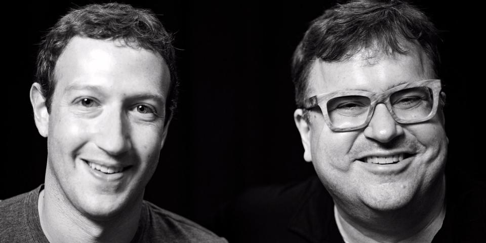 Mark Zuckerberg Reid Hoffman