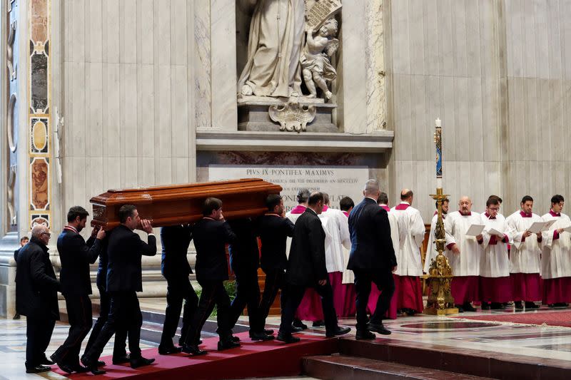 Funeral of Australian Cardinal George Pell at the Vatican