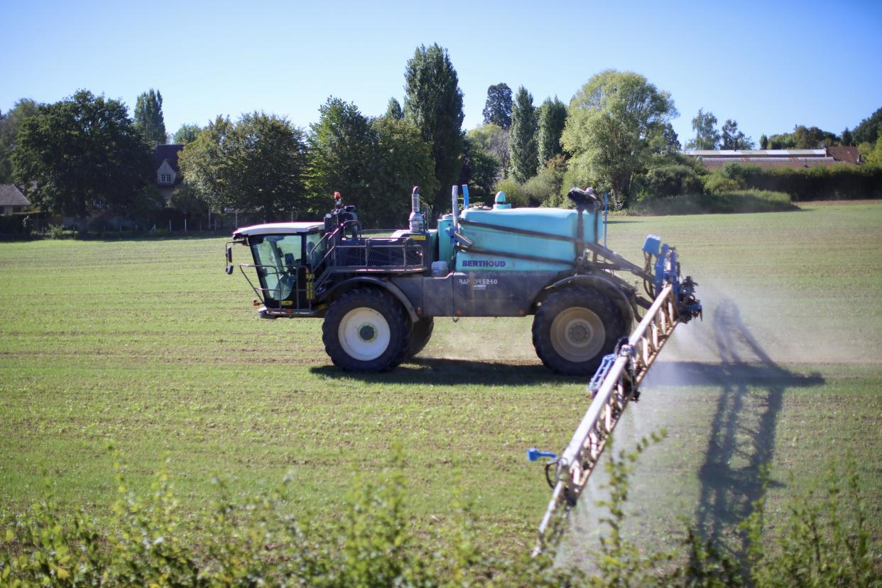 <span class="caption">La contamination de l'environnement par les pesticides (largement utilités en agriculture) contribue largement au déclin de la biodiversité.</span> <span class="attribution"><a class="link " href="https://www.flickr.com/photos/yvelines/50342895677/" rel="nofollow noopener" target="_blank" data-ylk="slk:Nicolas Duprey/Flickr;elm:context_link;itc:0;sec:content-canvas">Nicolas Duprey/Flickr</a></span>