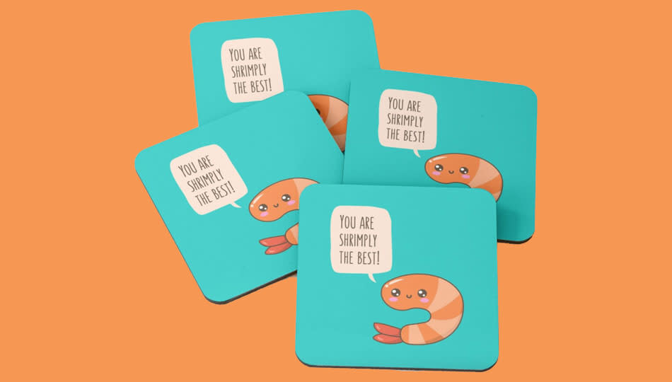 There are plenty of coasters in the sea, but these are the sweetest. (Photo: Redbubble)