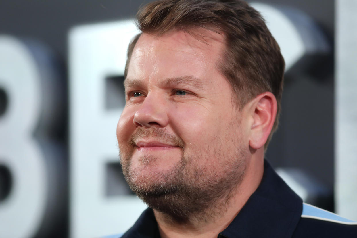 LONDON, ENGLAND - OCTOBER 03: James Corden attends the Netflix 'Beckham' UK Premiere at The Curzon Mayfair on October 03, 2023 in London, England. (Photo by Lia Toby/Getty Images)