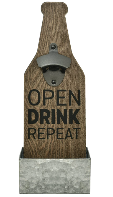 MCS Bar None Open Drink Repeat Beer Bottle Opener