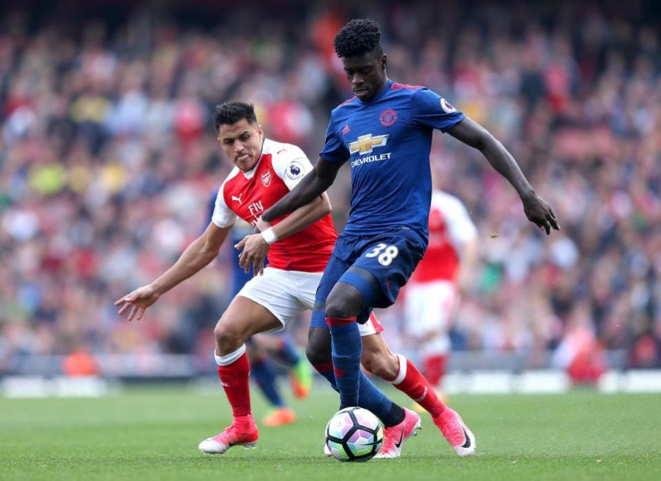 East Anglian Daily Times: Axel Tuanzebe marked Arsenal's Alexis Sanchez when he made his full Premier League debut for Manchester United.