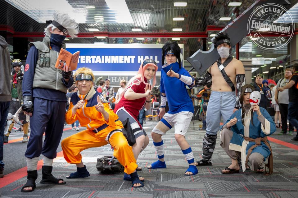 Naruto cosplayers