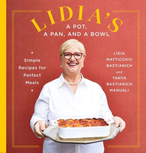 This is the companion cookbook to the upcoming public-television series "Lidia’s Kitchen: Home Cooking." 
Lidia will be signing copies of her new cookbook at Dave's Fresh Marketplace in East Greenwich on Saturday.