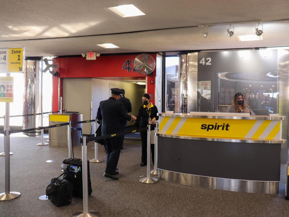 Spirit Airlines Newark-Boston Inaugural Flight