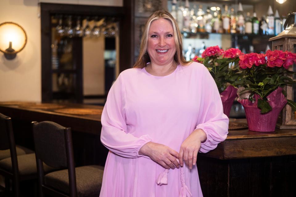 Owner Glenda Hastings inside Napa Café in East Memphis.