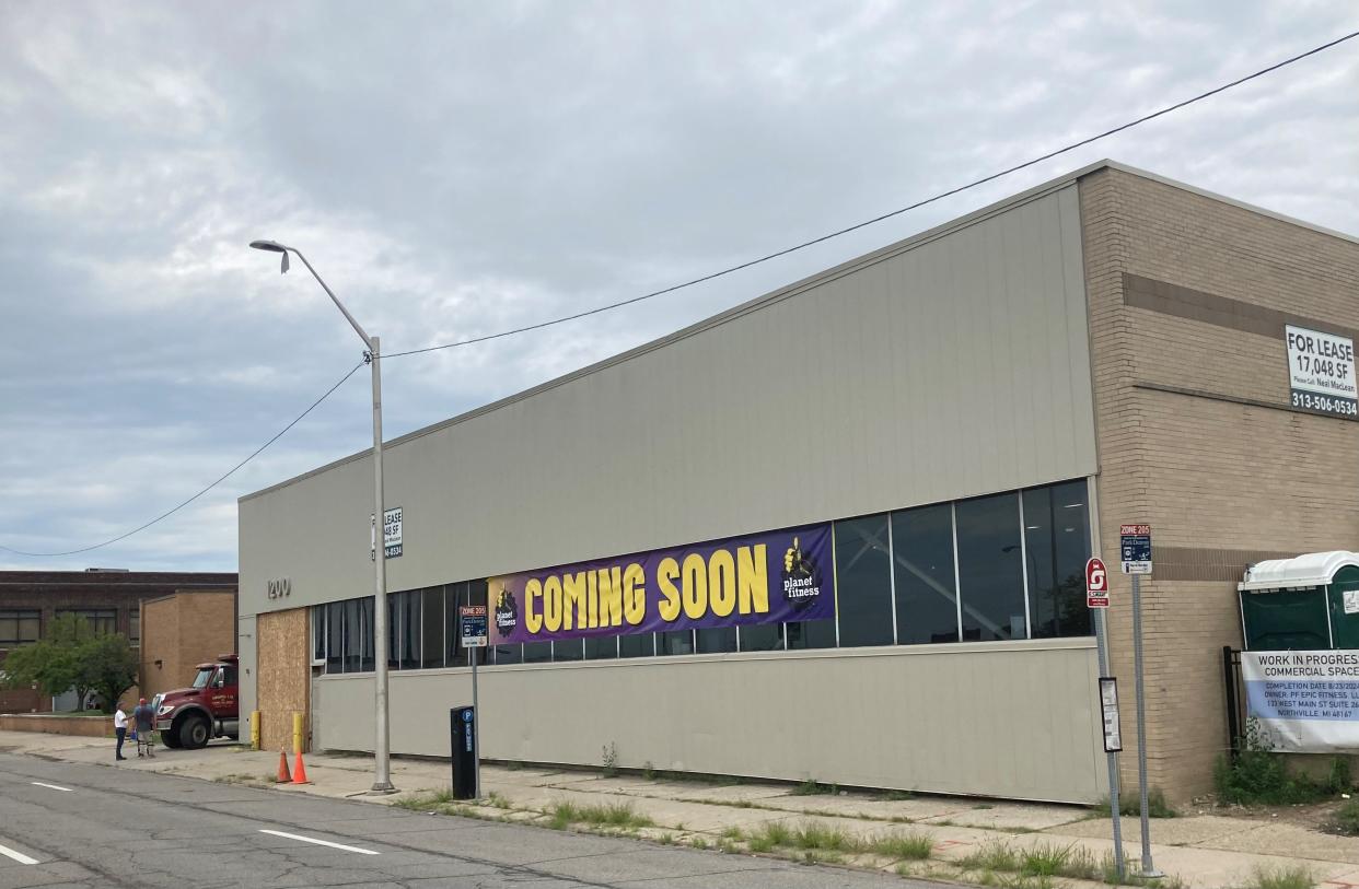 The new Planet Fitness, at 1200 W. Fort St., is scheduled to open in mid-August.