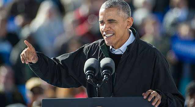 President Obama speaking in Ohio. Source: AAP