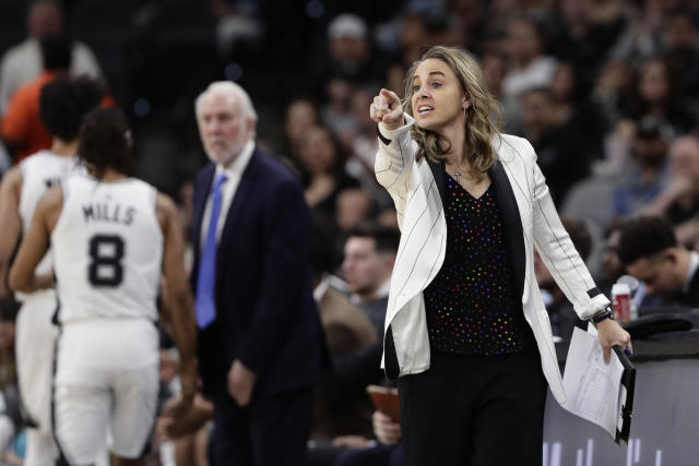 NBA: Becky Hammon coaches Spurs in bubble, Pop assists