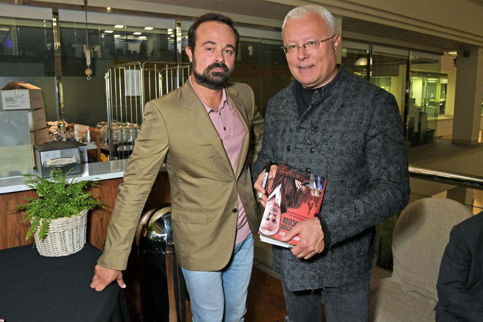 LONDON, ENGLAND - SEPTEMBER 12:   Evgeny Lebedev and Alexander Lebedev attend the launch of new book 