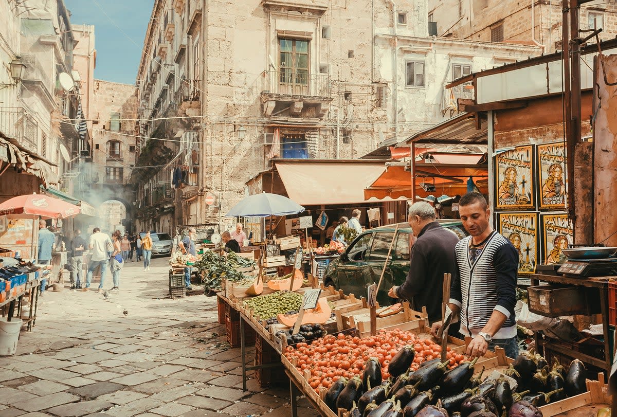 Wandering the many street markets in Palermo is great for visitors (Getty)