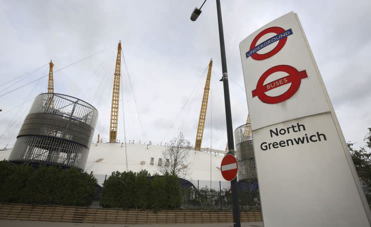 The device would have exploded at North Greenwich station (PA Images)