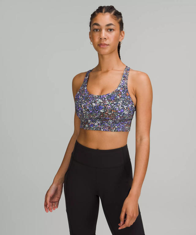 lululemon Energy Longline Bra *Medium Support, B–D Cups, Lip Gloss