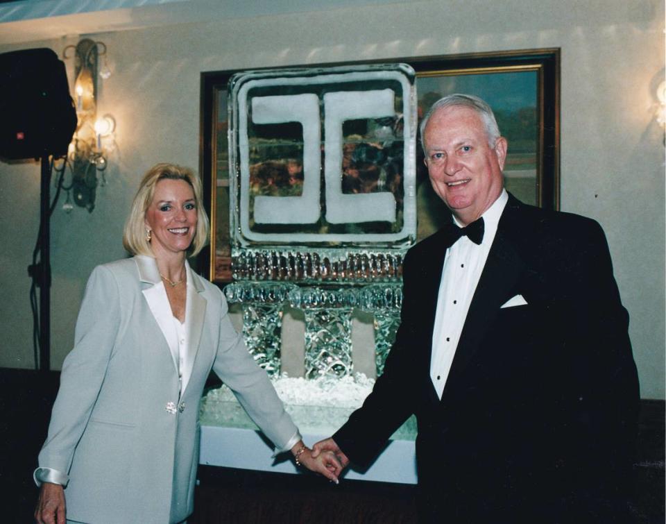 Jim Host, right, with his wife, Pat, left. The KET documentary “Jim Host: Game Changer,” explores the impact Pat Host has had on her husband’s life and and career.