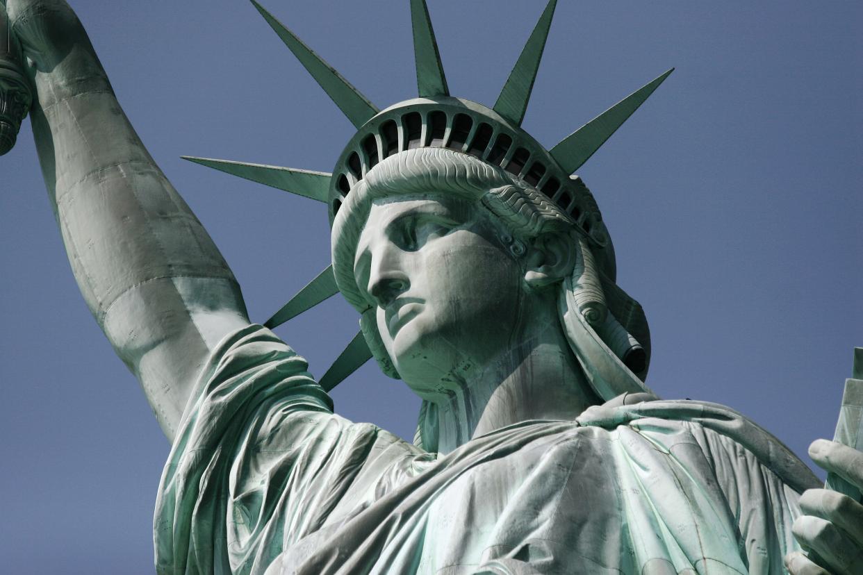 <p>The Statue of Liberty was a gift from France in the late 19th century</p> (PA)