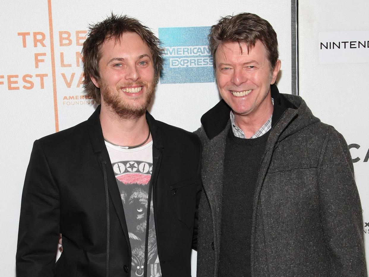 David Bowie and Duncan Jones (Credit: Getty)