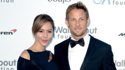 Jenson Button and his wife Jessica were allegedly burgled while on holiday in a rented villa in St Tropez.