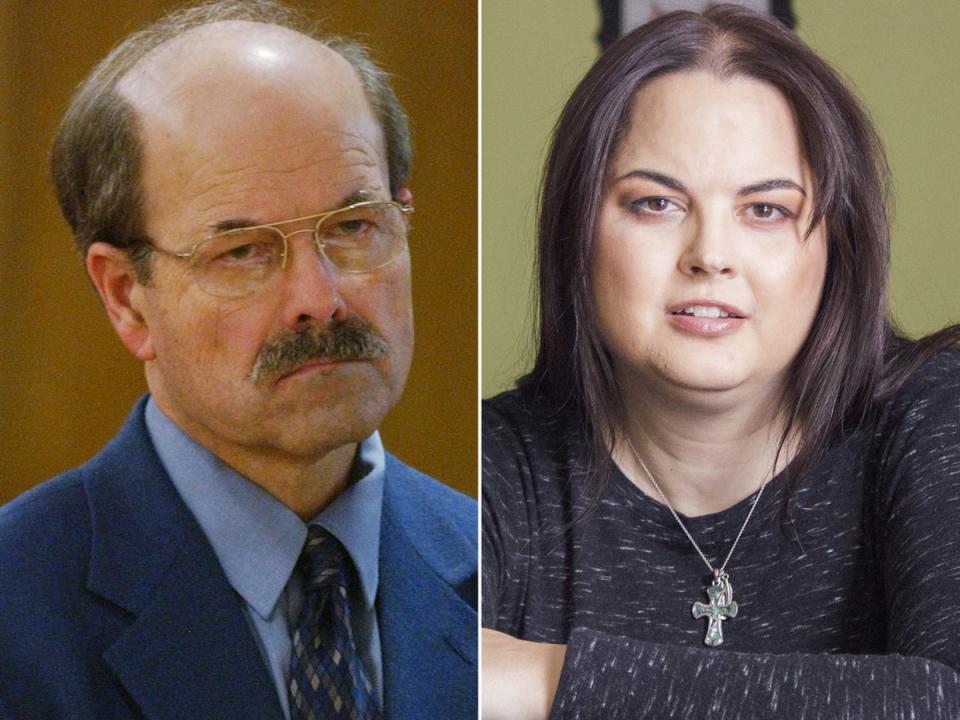 Dennis Rader (left) and his daughter Kerri Rawson (right) (AP/Harper Collins)